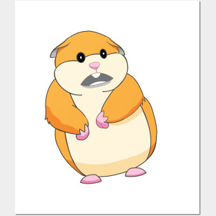 Scared Hamster Meme Hammond Posters and Art